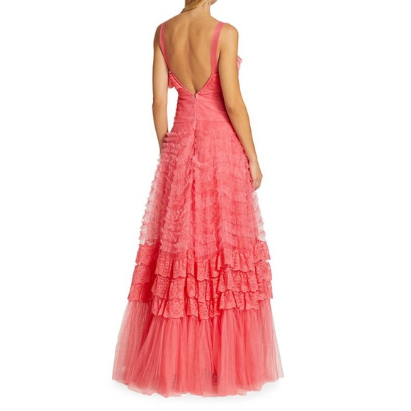 LoveShackFancy Ruffled Gown in Pink Passion - Picture 14 of 14